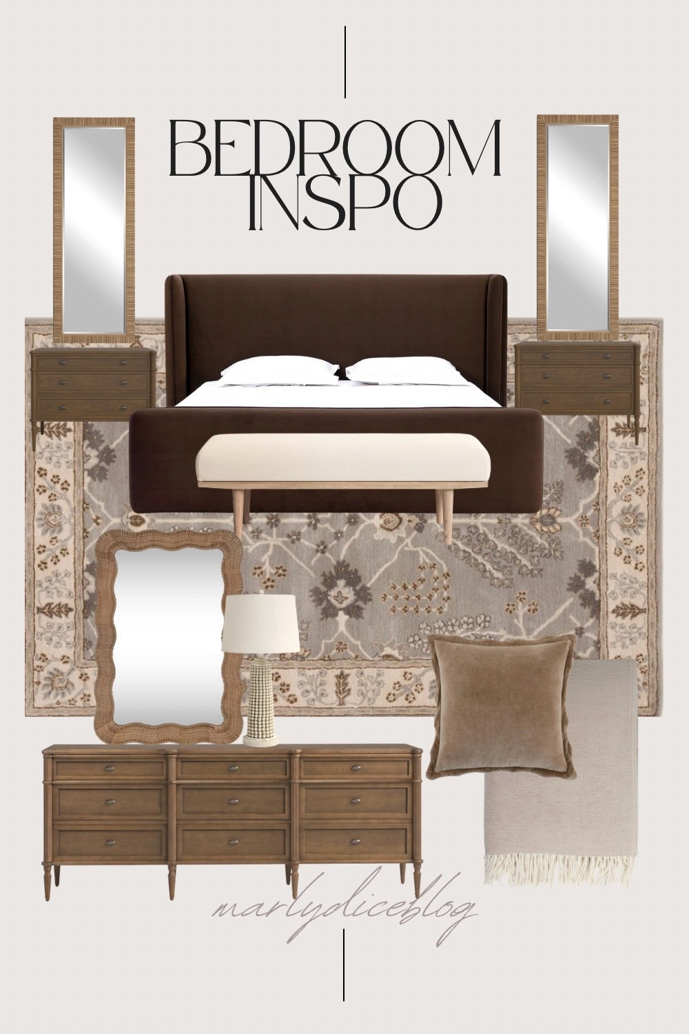 Beautiful bedroom finds!!