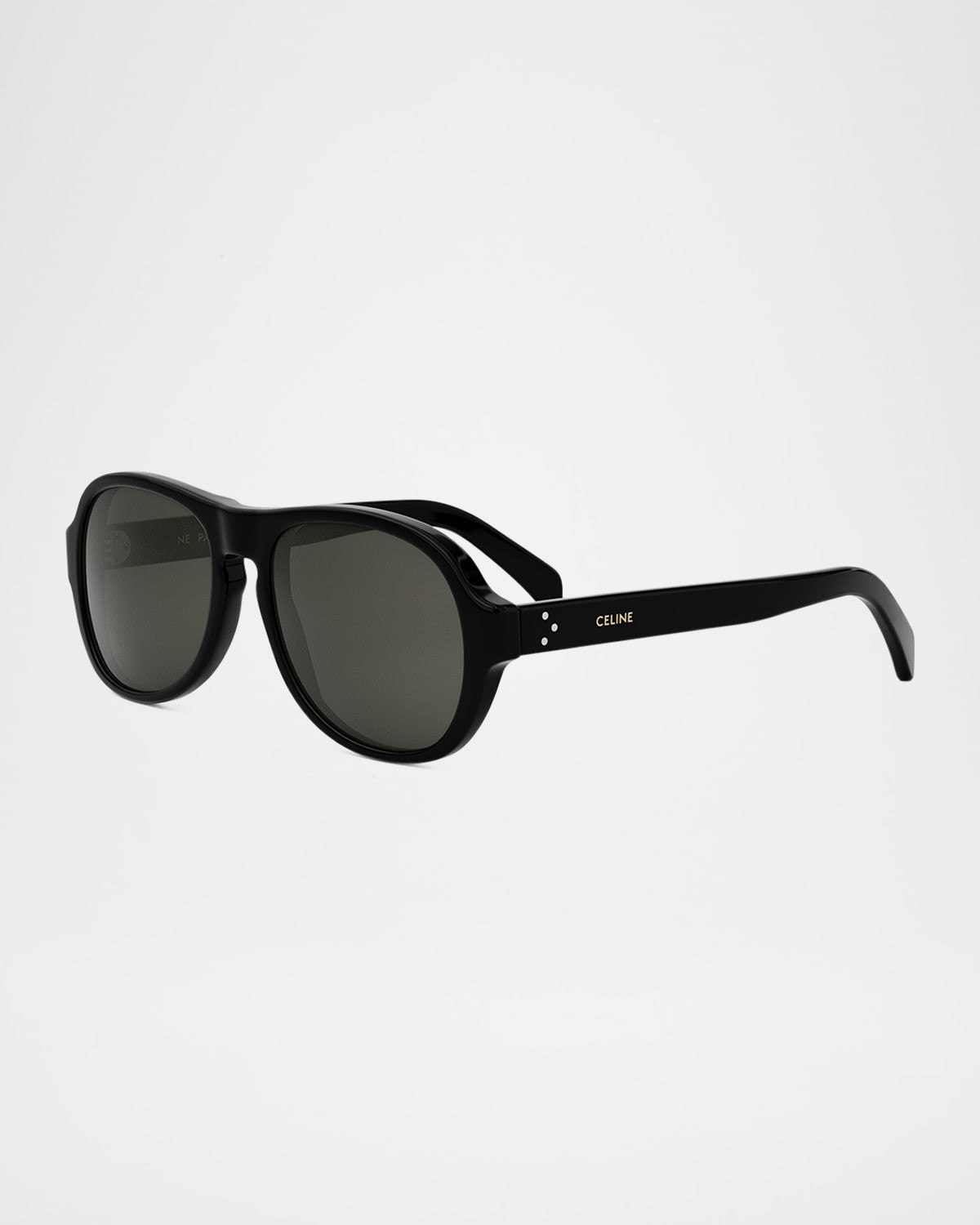 Men's Bold 3 Dots Aviator Sunglasses | Neiman Marcus