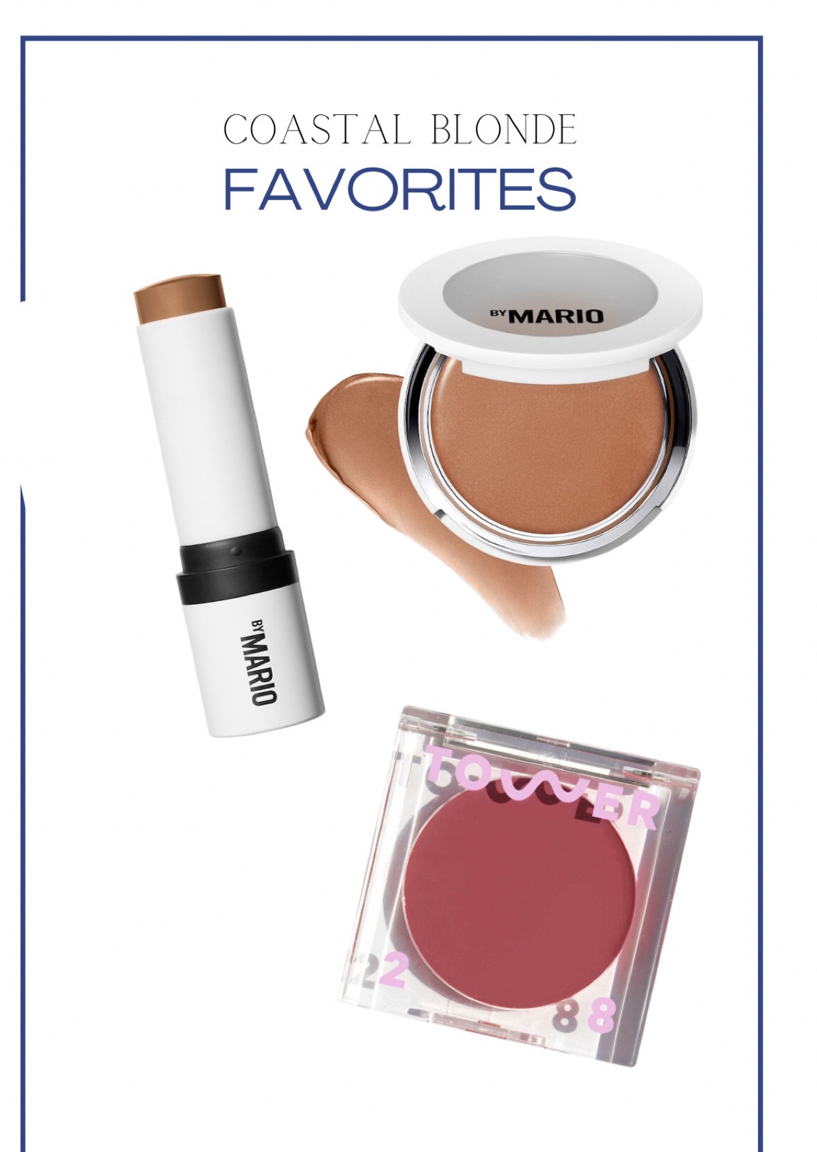 Sephora favorites
Cheek face makeup 
Makeup by mario bronzer and contour 
Tower beauty cream blush
Summer makeup 
Bronzy glow makeup 
Must haves 

#LTKfindsunder50 #LTKGiftGuide #LTKbeauty