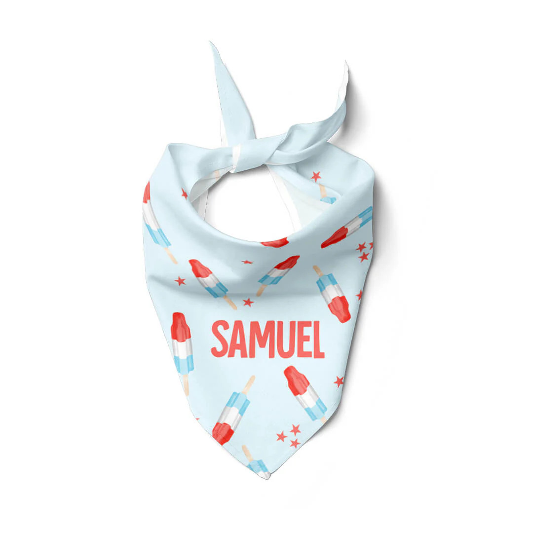 Patriotic Pops Personalized Pet Bandana | Caden Lane