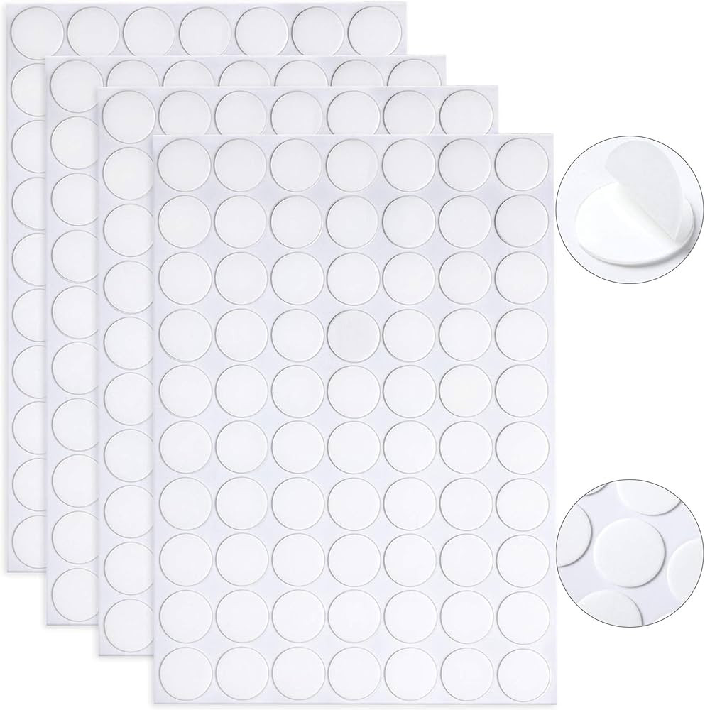 140 Pcs Double Sided Sticky Removable Dots Stickers Round Putty Clear Sticky Tack No Trace Sticky... | Amazon (US)