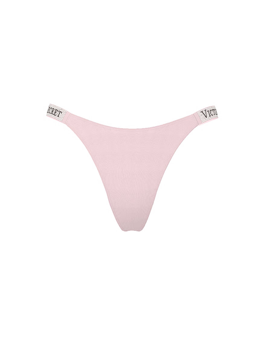 Buy Logo Shine Strap Thong Panty, Angel Pink - Order Panties online - Victoria's Secret US | Victoria's Secret (US / CA )