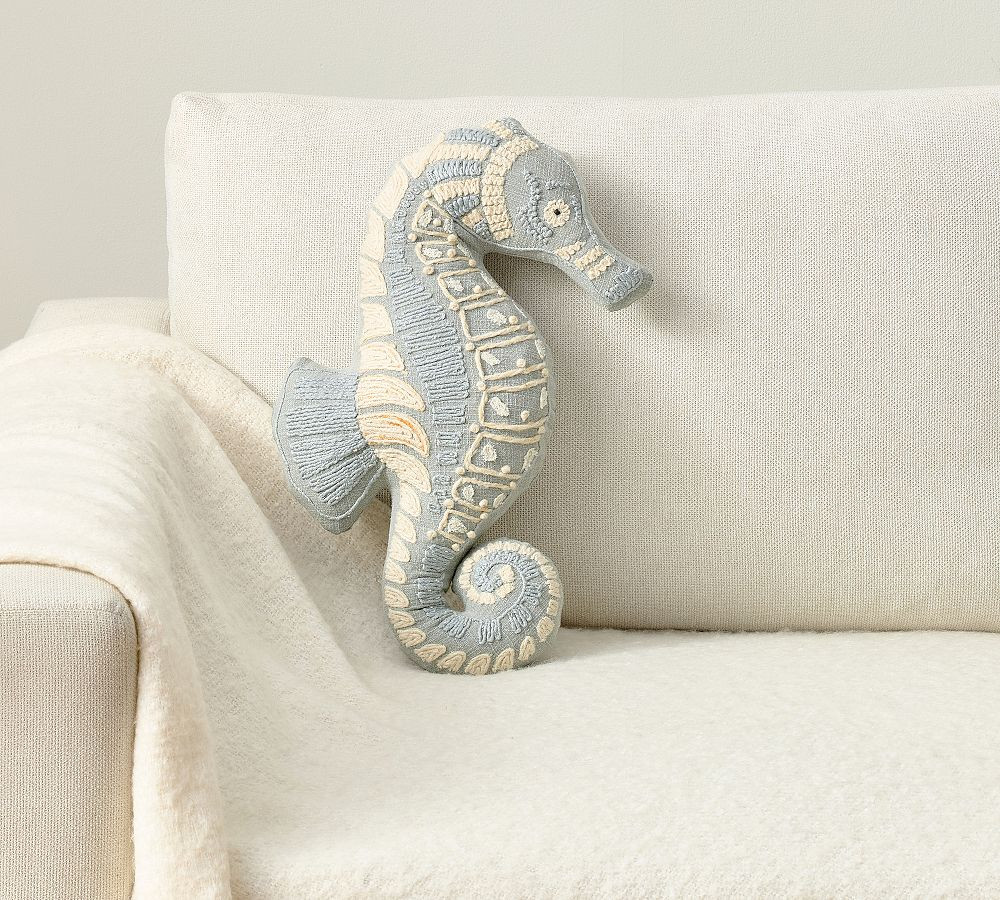 Seahorse Shaped Pillow | Pottery Barn (US)