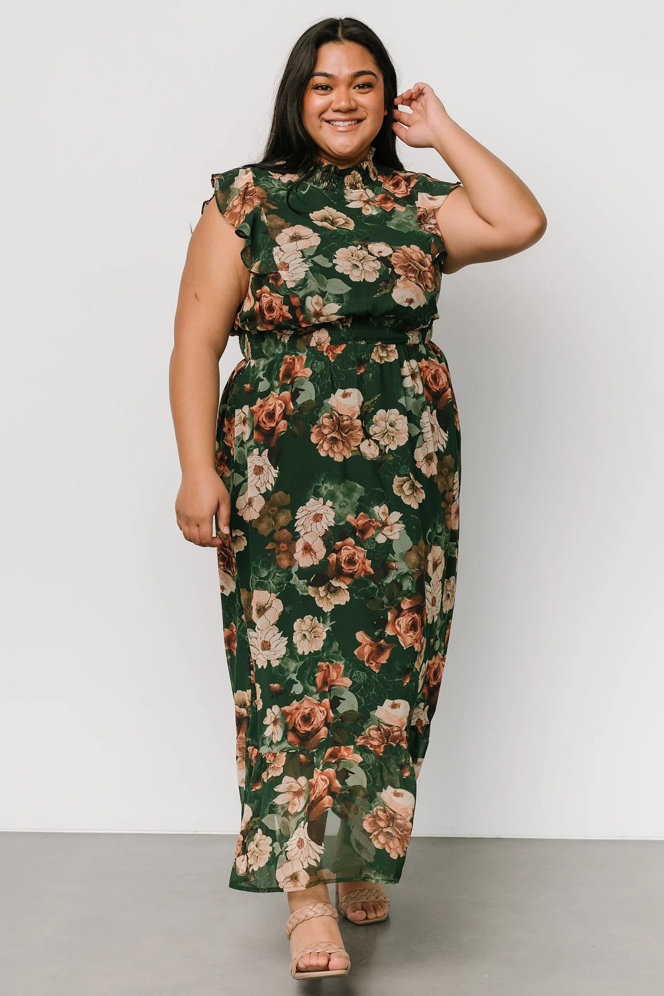 Kearny Ruffle Maxi Dress | Baltic Born