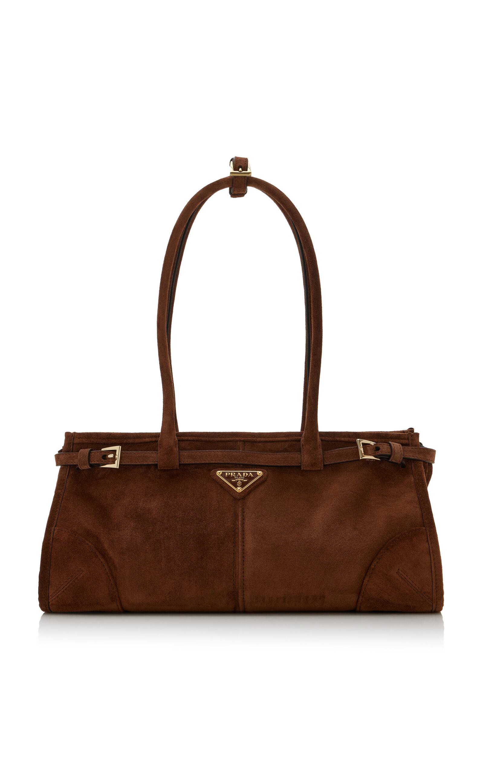 Prada Bonnie Small Suede Bag - Moda Operandi | Moda Operandi (Global)