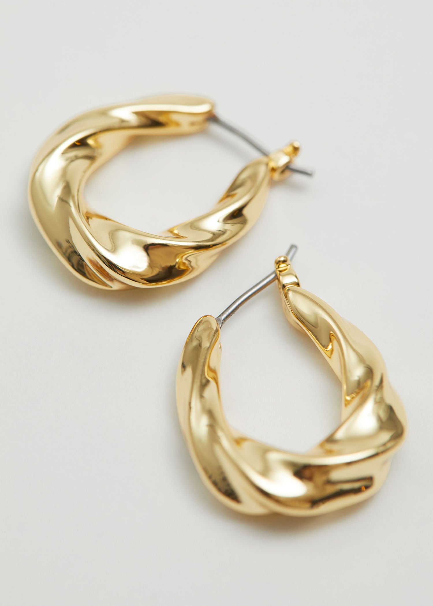 Twined Chunky Hoop Earrings | & Other Stories US