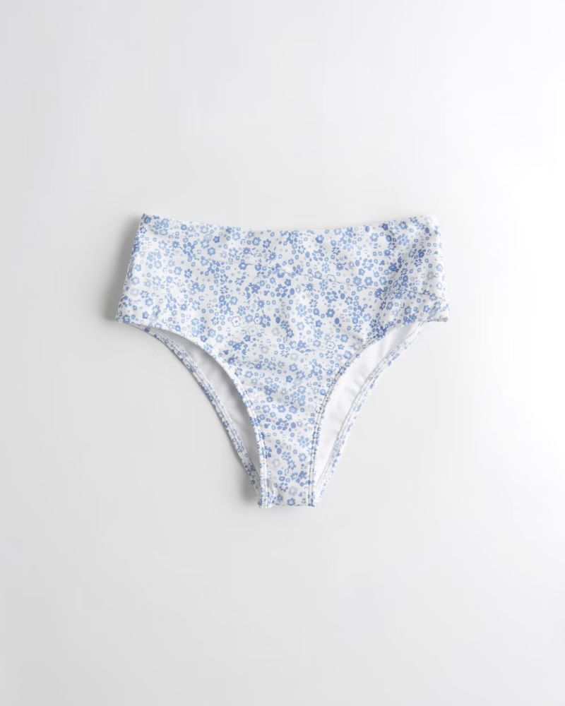 High-Waist Cheeky Bikini Bottom | Hollister (US)