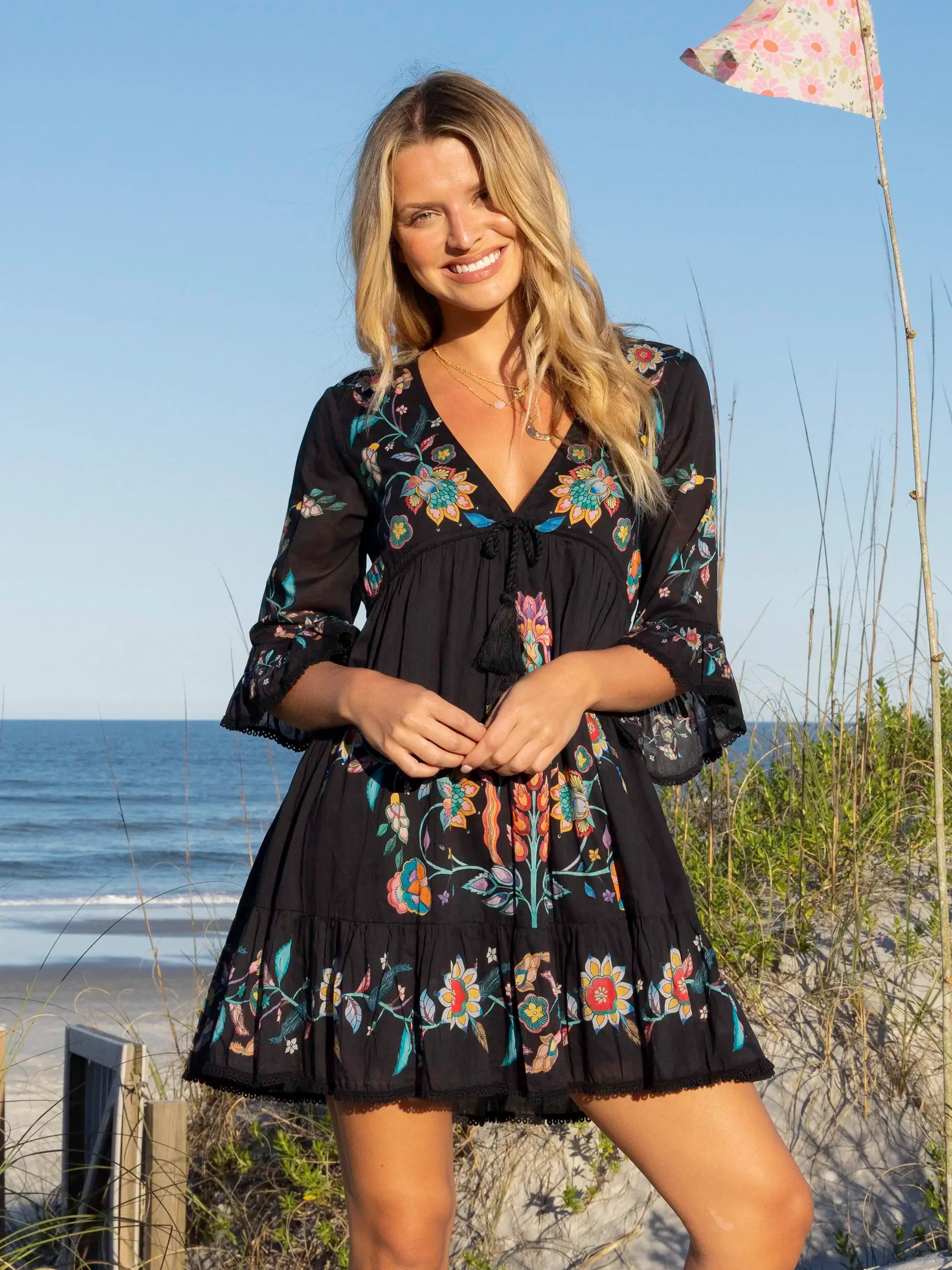 Capri Cotton Mini Dress | Natural Life