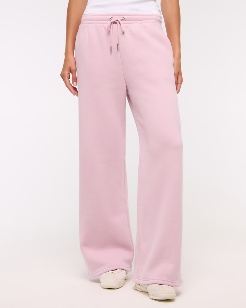 High Rise Wide Leg Sunday Sweatpant | Abercrombie & Fitch (US)