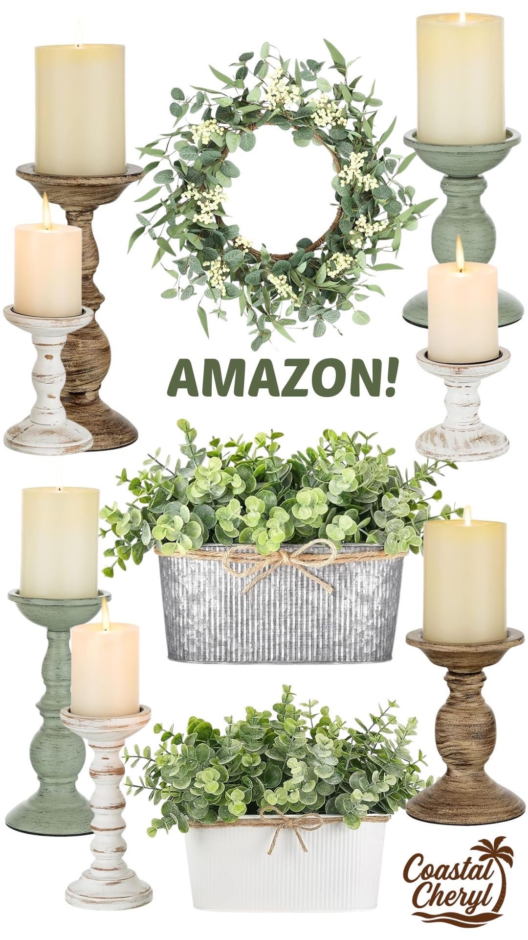 Spruce up your home with these gorgeous farmhouse decor pieces! #amazon #farmhouse #candleholders

#LTKSpringSale #LTKSaleAlert #LTKHome