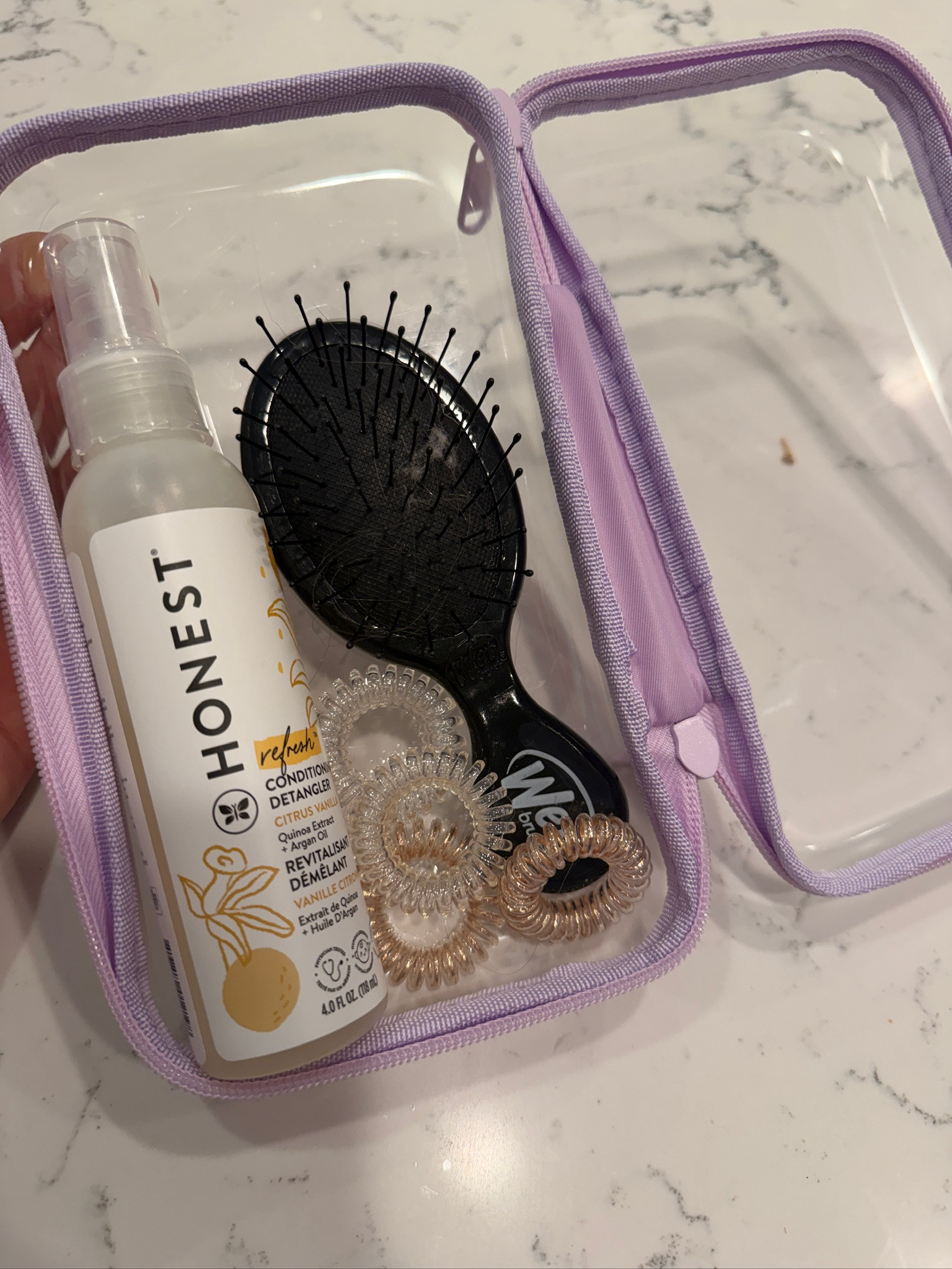 Some of my beach bag essentials!! Hair care is a need after swimming🥰



Summer, clear pouch, hair ties, wet brush, detangler, necessities, missy franklin johnson, missy_franklin 

 #LTKSeasonal #LTKSwim #LTKTravel