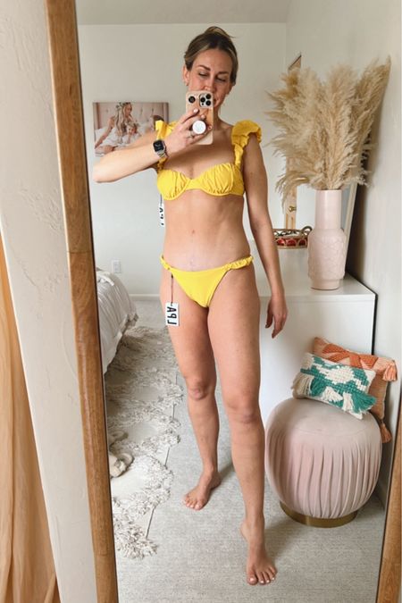 cute yellow bikini on sale! I added a couple other similar styles as well  

#LTKover40 #LTKswim #LTKSpringSale