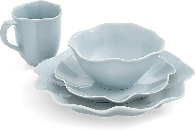 Portmeirion Sophie Conran Floret 4 Piece Place Setting | Dinner Plate, Salad Plate, Cereal Bowl, ... | Amazon (US)