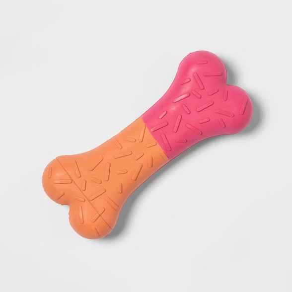 Rubber Sprinkle Bone Dog Toy - Boots & Barkley™ | Target
