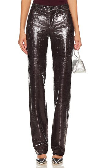 Plum Boy Trousers in Burgundy | Revolve Clothing (Global)