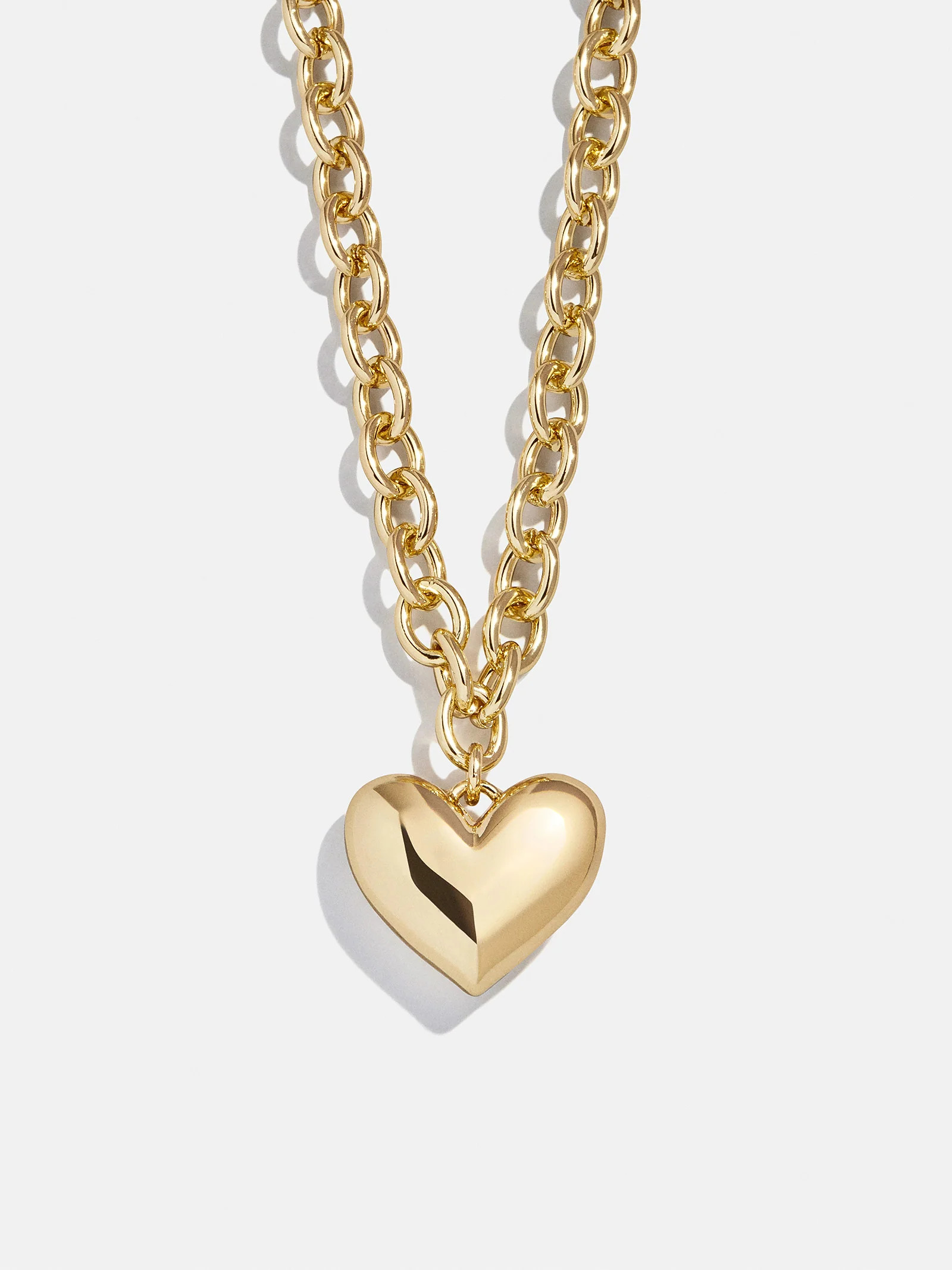 Millie Mini Bubble Heart Necklace - Gold | BaubleBar