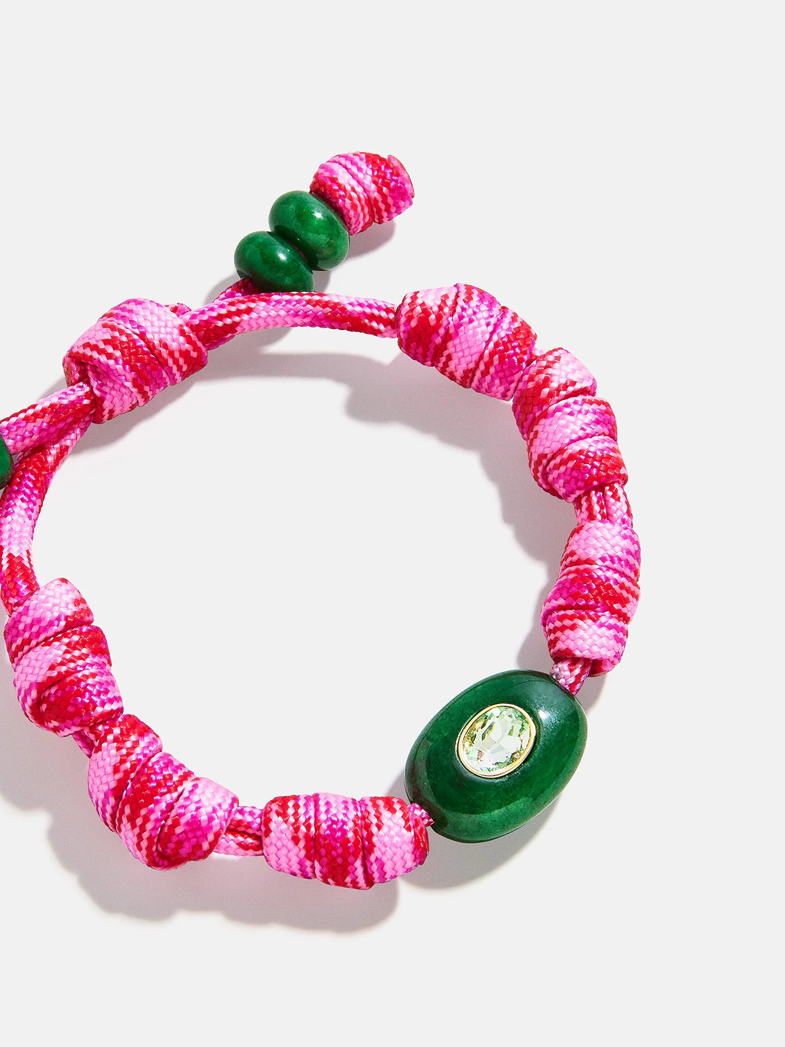 True Aura Semi-Precious Paracord Bracelet - Jade | BaubleBar