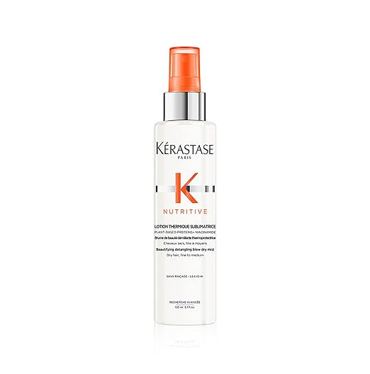 KERASTASE Nutritive Heat Protecting Spray | Nourishing Heat Protectant for Dry Hair | Detangle, R... | Amazon (US)