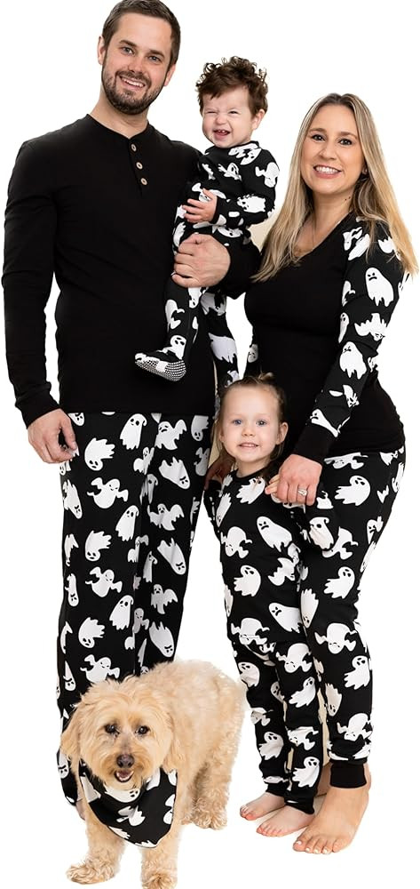 Owlivia Christmas Halloween Pajamas For Family, Organic Cotton Holiday Pajamas Matching Sets | Amazon (US)