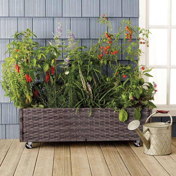 Better Homes and Gardens Plastic Garden Bed, 38.2 in L x 15 in W x 15 in H - Walmart.com | Walmart (US)