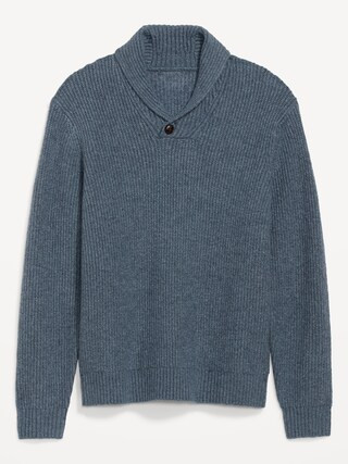 Textured-Knit Shawl-Collar Sweater for Men | Old Navy (US)