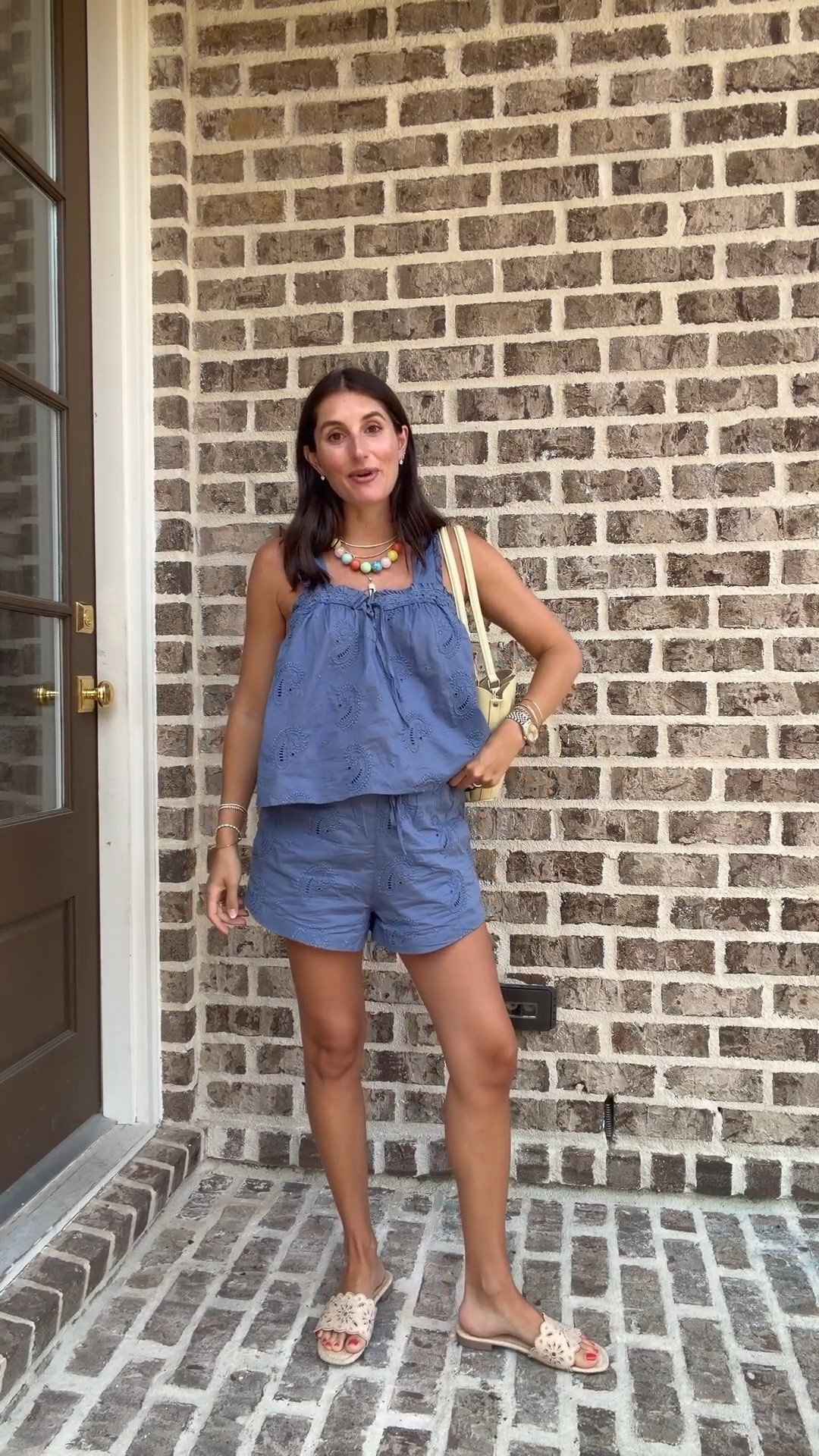 Target set! Wearing an xs in the shorts and small in the top!

#LTKootd #LTKBump #LTKmomlife