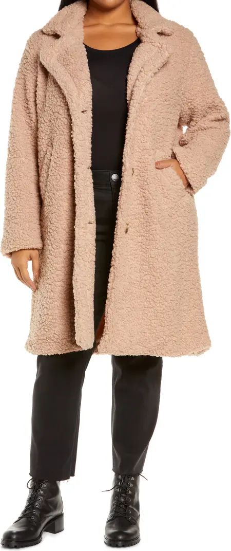 BLANKNYC Faux High Pile Fleece Coat | Nordstrom | Nordstrom