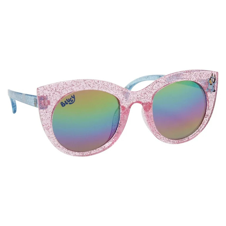 Bluey Girl's Kids Cateye Sunglasses Pink Glitter | Walmart (US)