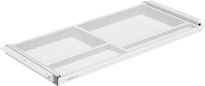 Mount-It! Under Desk Drawer with 4 Compartments, Deep Low-Profile Slide-Out Storage Organizer, 25... | Amazon (US)