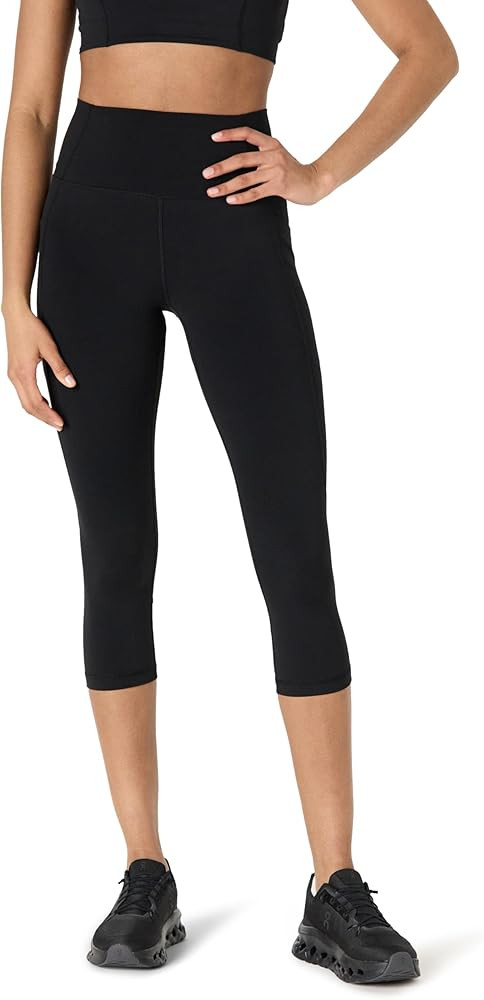 Amazon Essentials Women's Active FormFlex Buttery Soft High Waist 19" Inseam Capri Yoga Workout L... | Amazon (US)