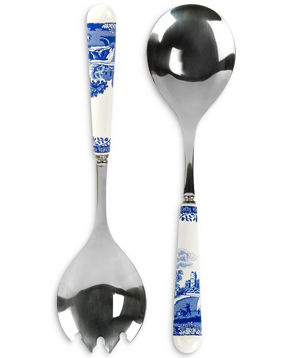 Blue Italian Salad Servers, Set of 2 | Macys (US)
