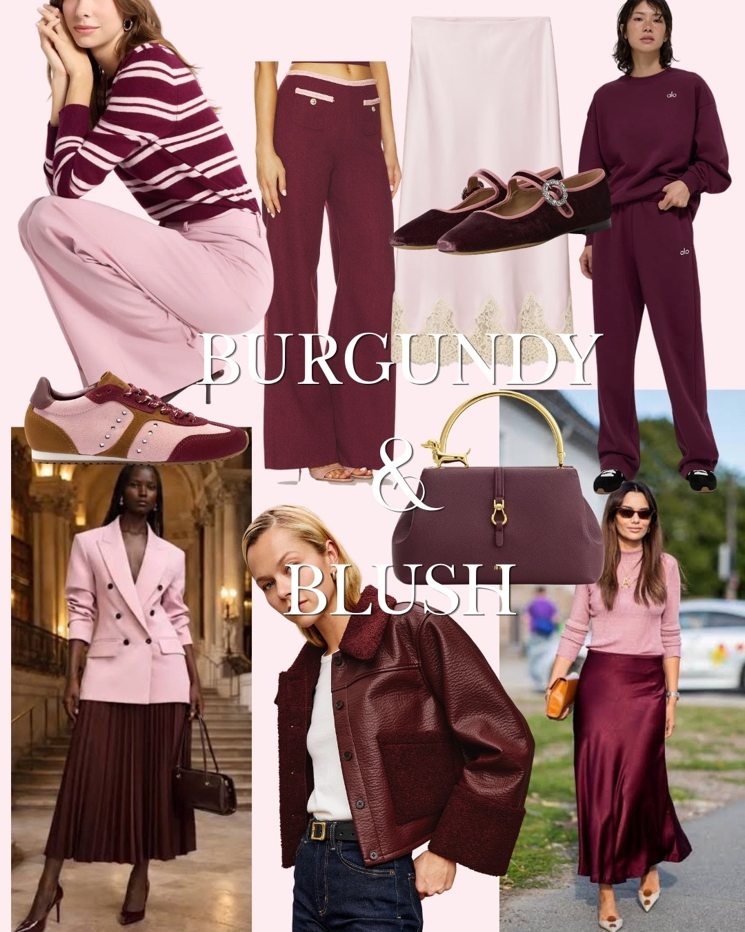 I’m swooning over the burgundy and blush color palette! Perfect mix of soft and bold for fall.

#LTKootd #LTKSeasonal #LTKWorkwear