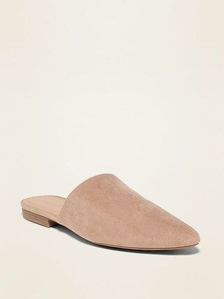 Faux-Suede Mule Slide Shoes for Women | Old Navy (US)