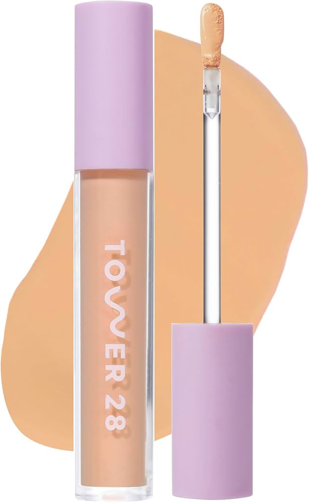 Tower 28 Swipe Serum Hydrating Concealer, 7.5 Medium/Golden Peach (0.22 oz) | Amazon (US)
