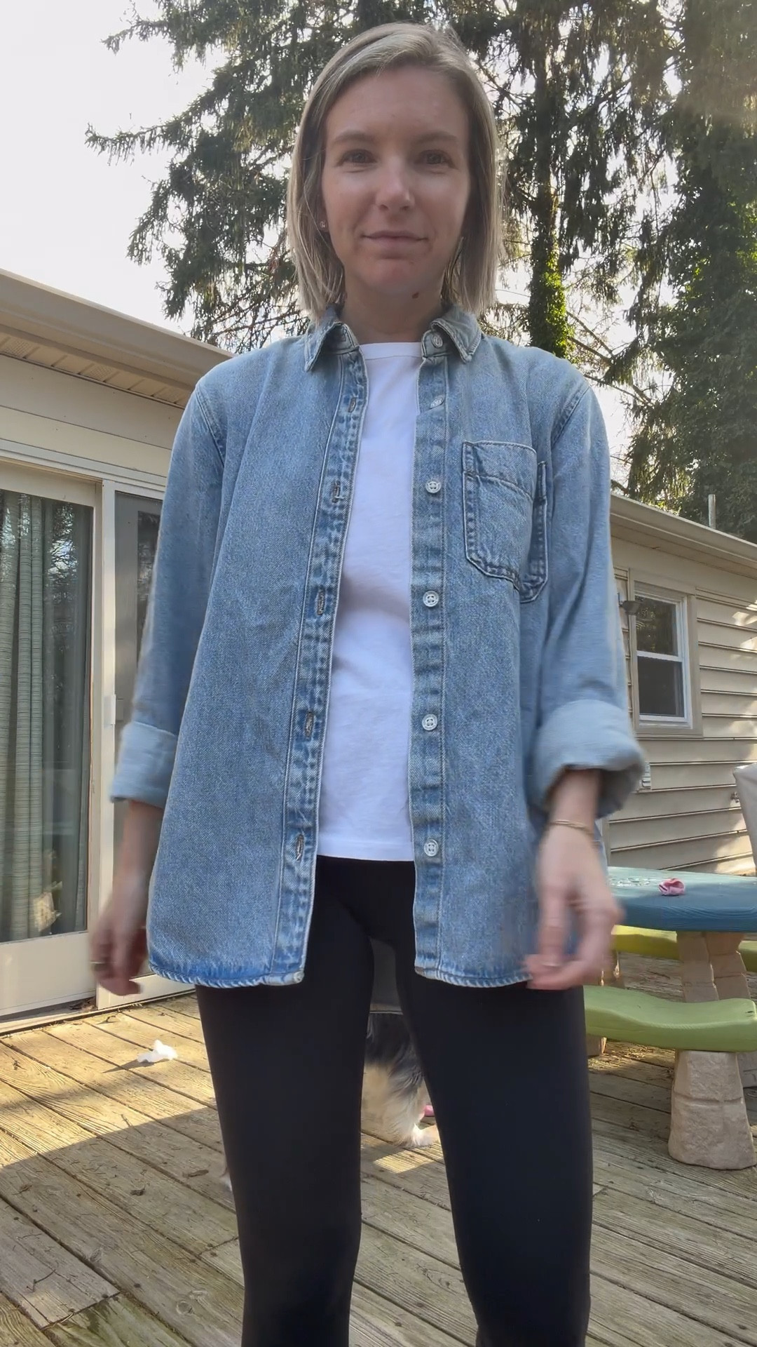 Today’s ootd. All from target! Wearing xs in tops and leggings  

#LTKootd #LTKPetite #LTKmomlife