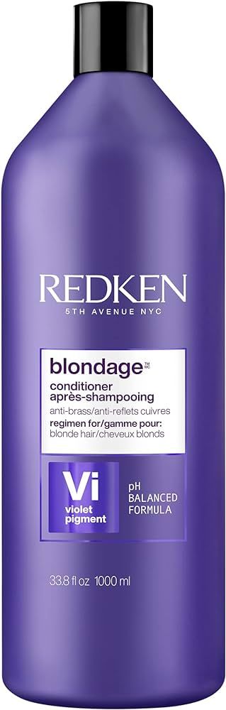 Redken Blondage Color Depositing Purple Conditioner | For Blonde Hair | Neutralizes Brass & Moist... | Amazon (US)