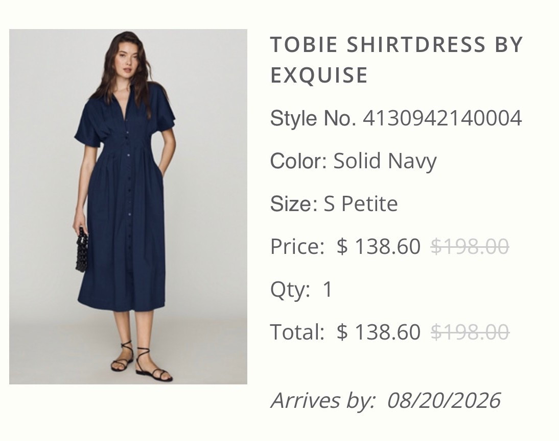 Recent purchase- navy shirt dress

#LTKootd #LTKSaleAlert #LTKPetite