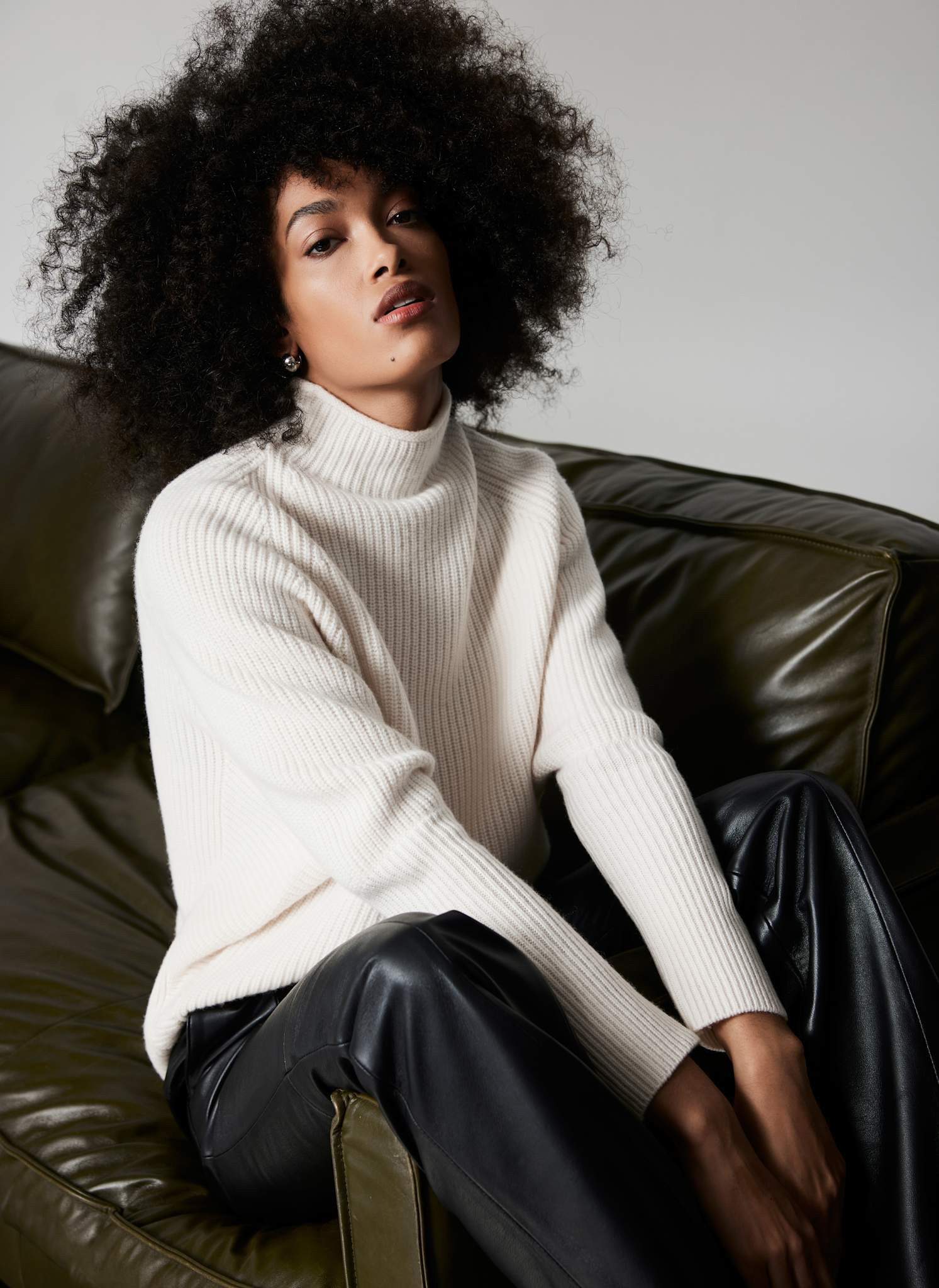 Cream Wool Blend Jumper | Mint Velvet