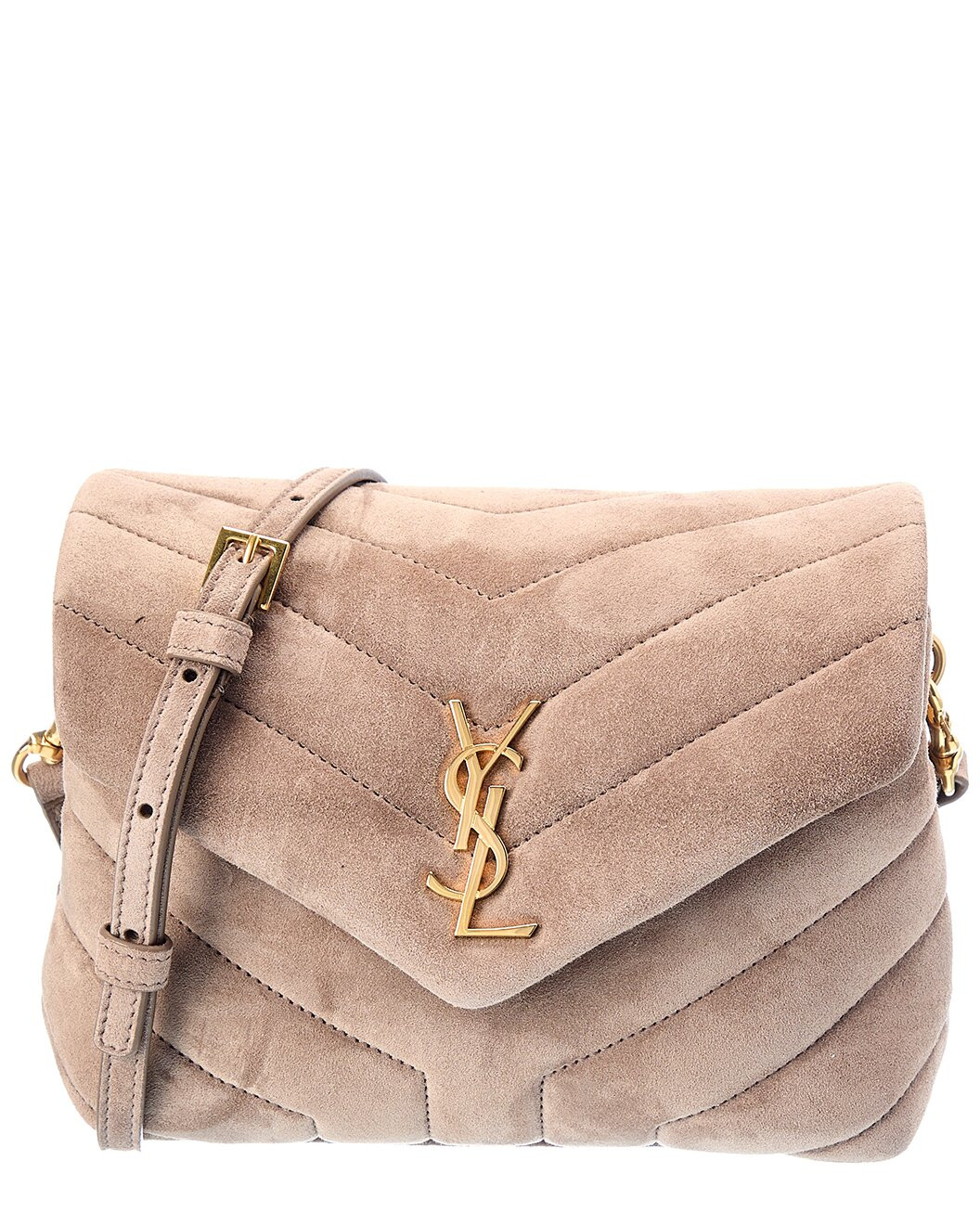 LouLou Toy Suede & Leather Shoulder Bag | Gilt & Gilt City