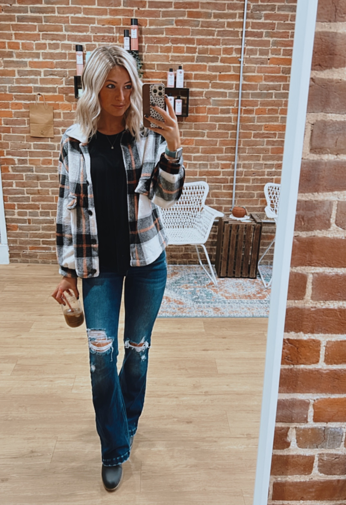 Fall looks for 2023 
Kancan jeans + Shein finds 
Wearing a small in everything & 25/4 jeans.
5”7 130lbs 

#LTKFind #LTKunder100 #LTKunder50