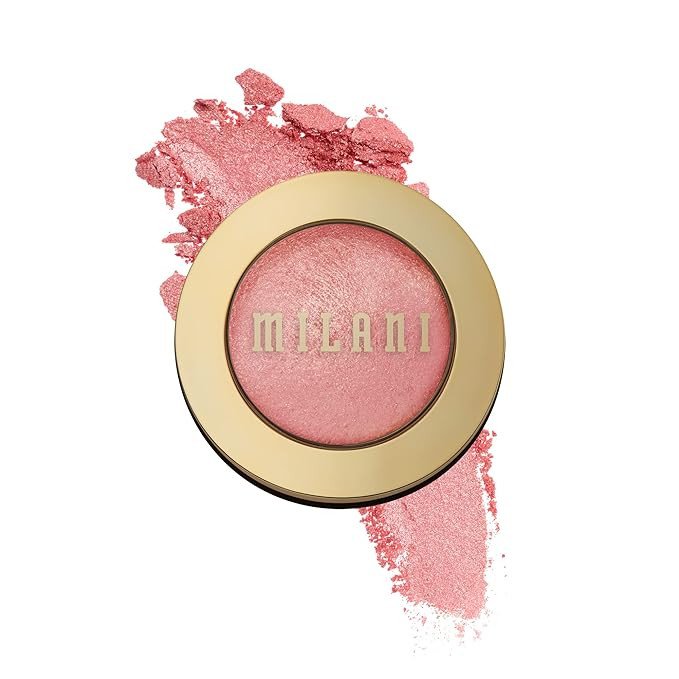 Milani Baked Blush - Dolce Pink (0.12 Ounce) Cruelty-Free Powder Blush - Shape, Contour & Highlig... | Amazon (US)
