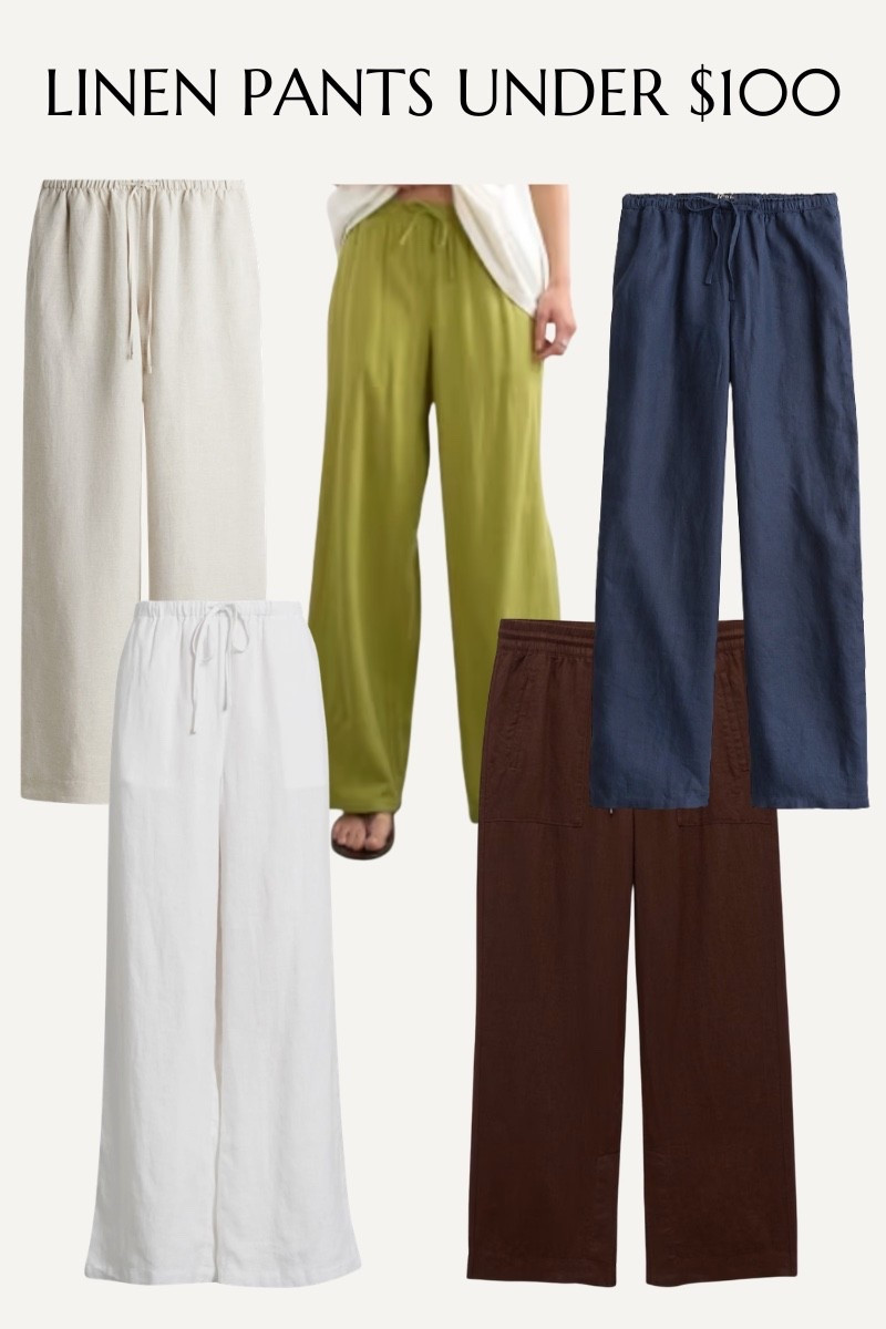 Linen Pants Under $100
These affordable linen pants are a staple for spring and summer outfits. Features Athleta, HM, Quince, Nordstrom linen and linen blend pants  

#LTKSeasonal