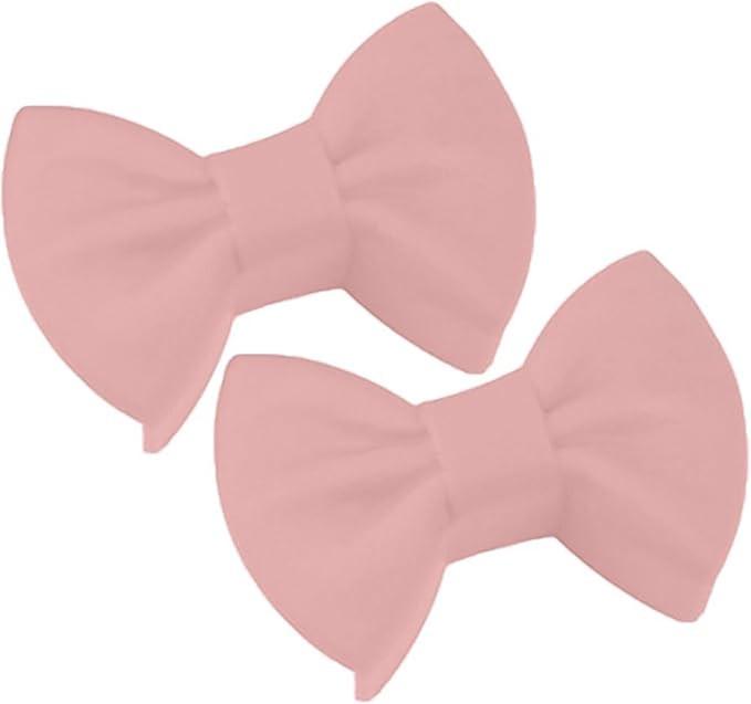 Silicone Oven Gloves 2pcs Mini Bow-Knot Shape Pot Holder Grips Mitt Heat Resistant Pinch Finger P... | Amazon (US)