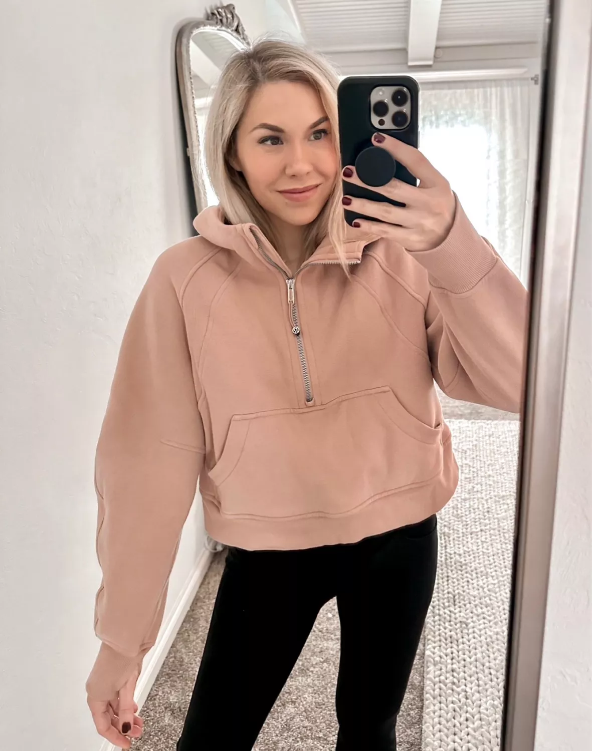 Lululemon scuba oversized half zip hoodie
