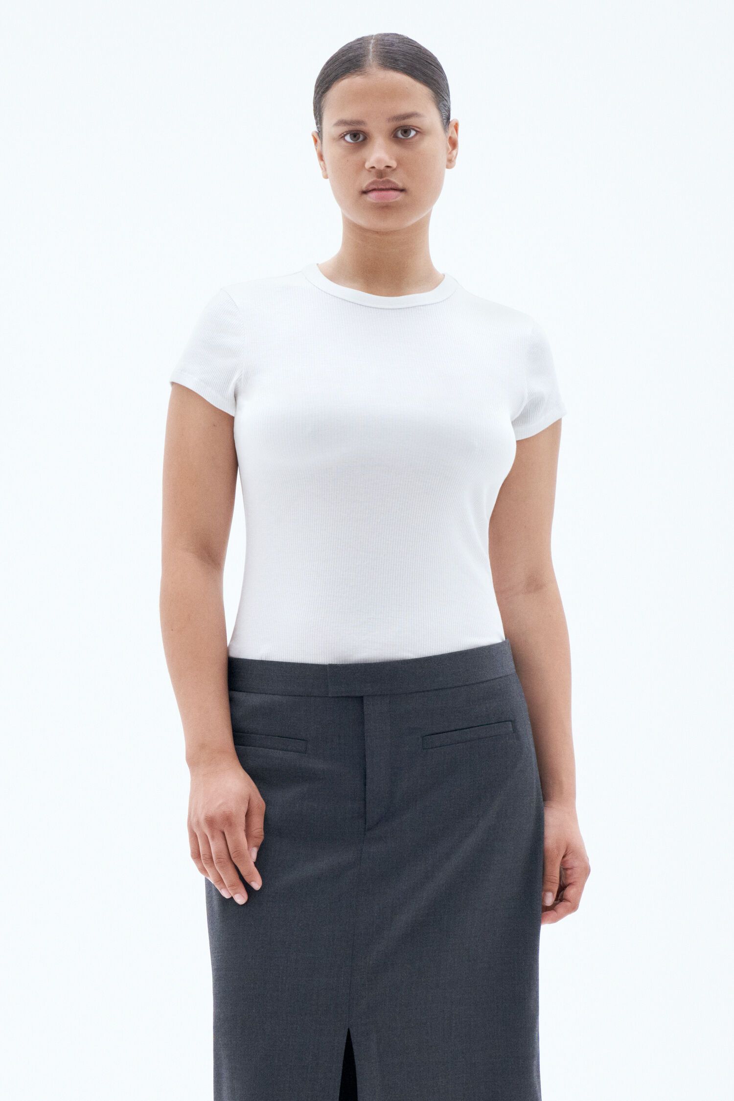 Fine Rib Tee | Filippa K