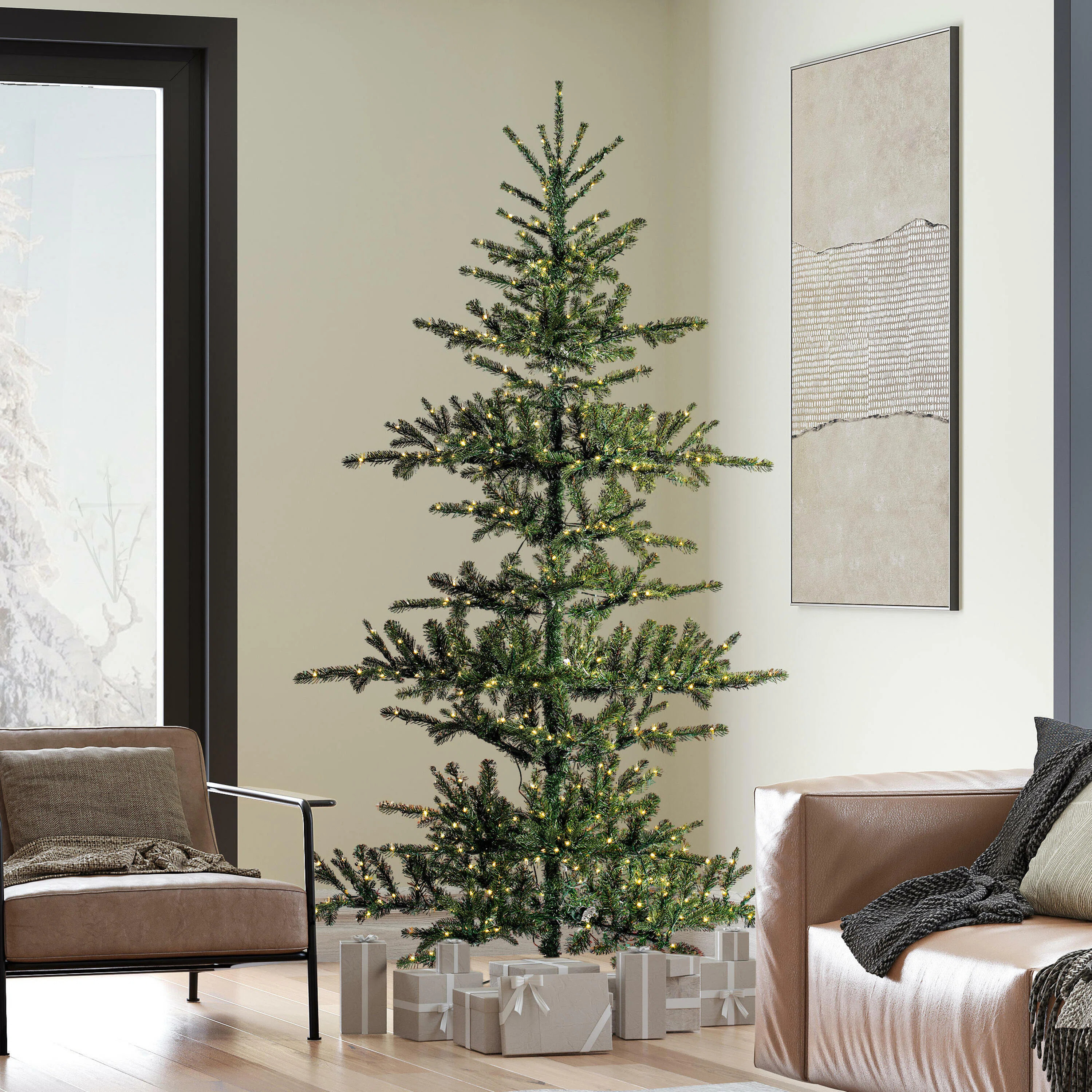 Graycee 9' Lighted Christmas Tree | Wayfair North America