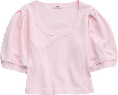 Aerie Seams Right Short Sleeve Sweatshirt | Aerie