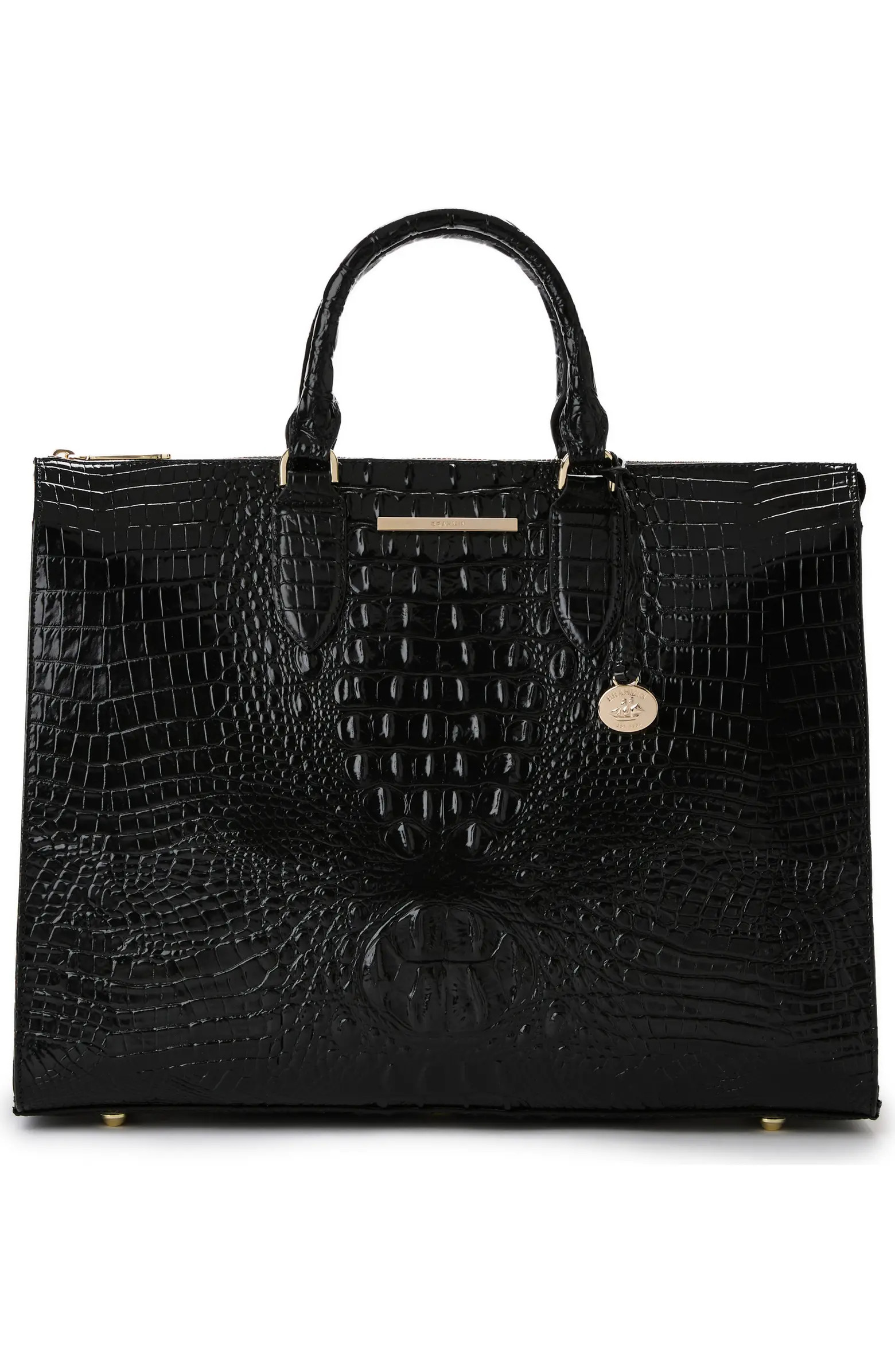 Business Croc Embossed Leather Tote | Nordstrom