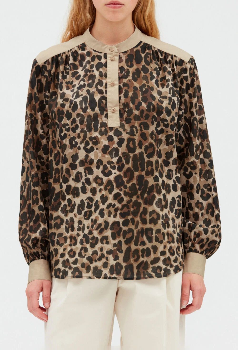 Bluse mit Leoparden-Print | Claudie DE | Claudie Pierlot (FR, DE, ES, UK)