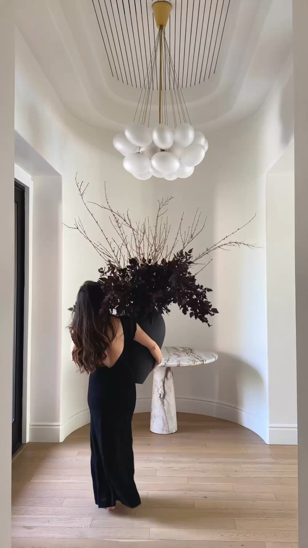 Fall styling - vase, stems, candles, round table, lighting

#LTKHome #LTKmomlife #LTKdayinmylife